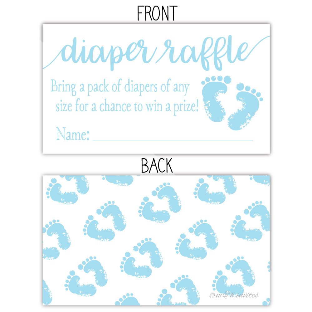Diaper And Wipes Raffle Tickets