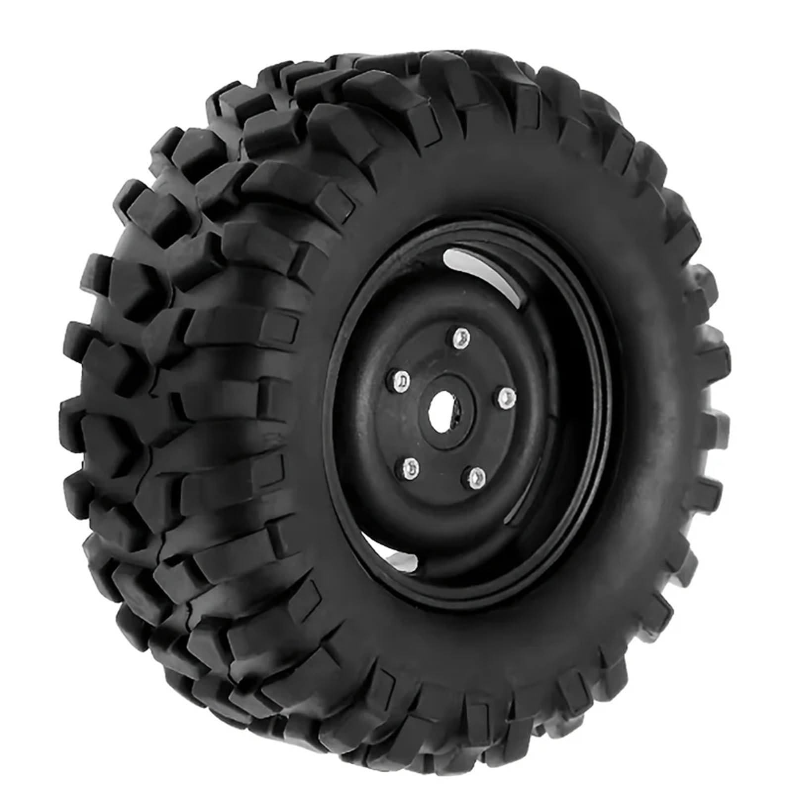 para Traxxas para TRX4 para Axial para SCX10 II III D90 para Redcat para MST 1/10 4 Uds 95mm Beadlock Ruedas Juego Neumáticos RC Crawlers Trucks RC Rueda Neumáticos