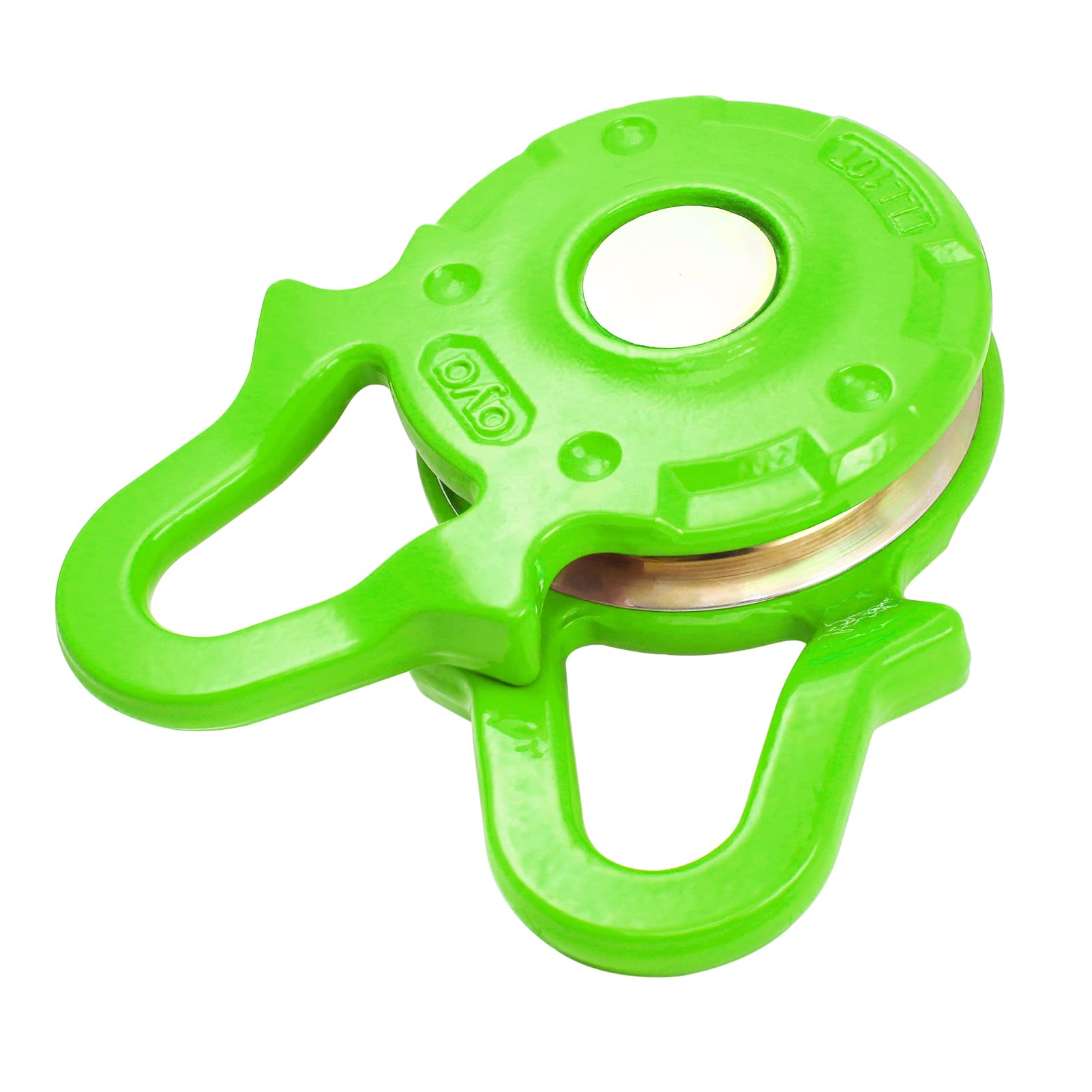 AyA GearMulti-Function Premium Blocks 66,000 lbs (30Ton) Break Strength | Heave Duty Vehicle Recovery Gear, for Steel Wire Cable or Synthetic Rope and Soft Shackles(Green)