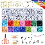 【Vermischt sich nicht】 Die Perlen jeder Farbe sind einzeln in Beuteln verpackt, um sicherzustellen, dass sie sich nicht miteinander vermischen.