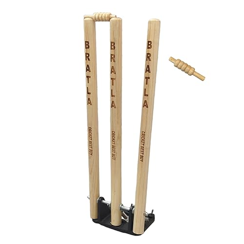 CBB Cricket Spring Return Stumps Wickets Metal Base Multi Surface