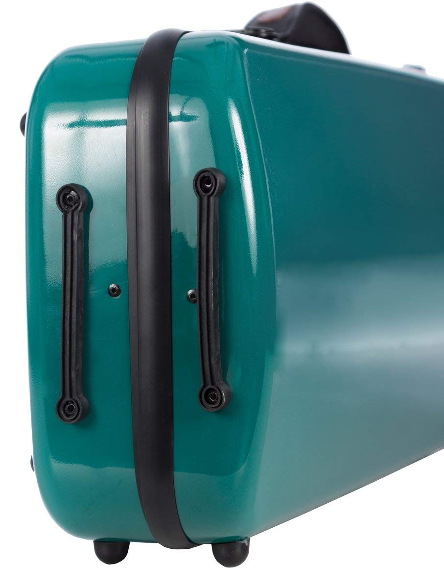 Geigenkoffer Glasfaser Oblong 4/4 green - navy blue M-Case