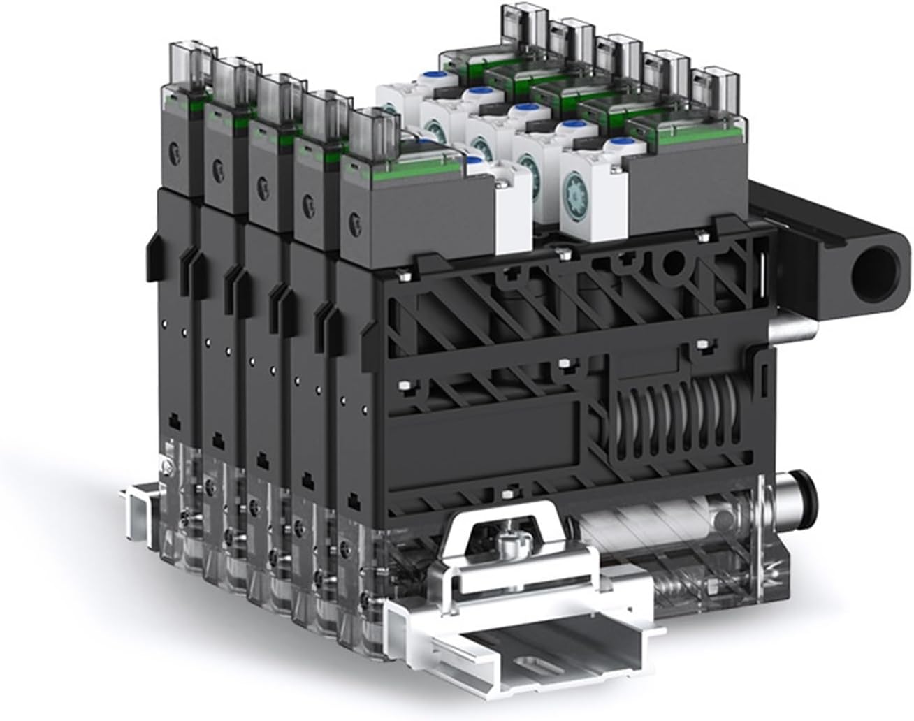 5-piece Integrated Vacuum Generator with Built-in Silencer, no Pressure Gauge, high Flow Rate, Quiet Operation, and Low Noise.(SZK-12-66GR-N-D05)