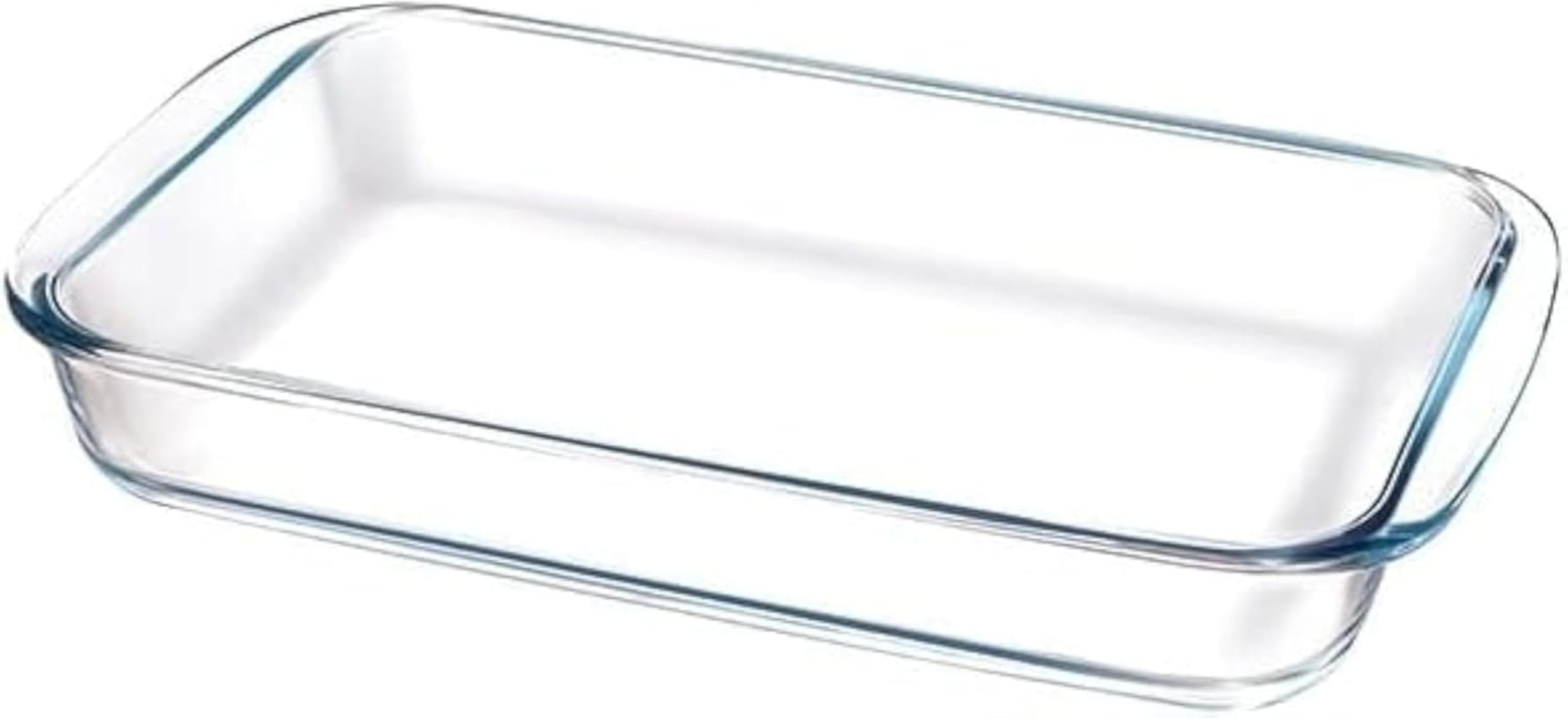 Bakeware Set - Clear Glass Baking Dish Oven Safe Casserole Baking Dish, Rectangular Casserole Dish Rectangular Baking Pan Glass Baking Dish, 1 Piece Kitchen Banquet Daily Use (2.4L)