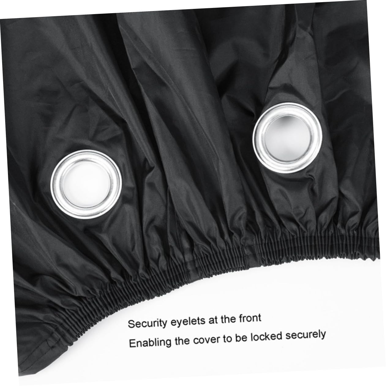 190t Wasserdichter Scooter Cover Für Outdoor Uv-schutz Und Kratzschutz Mit Elastischem Saum Passend Für Motorräder Und Fahrräder Schwarz