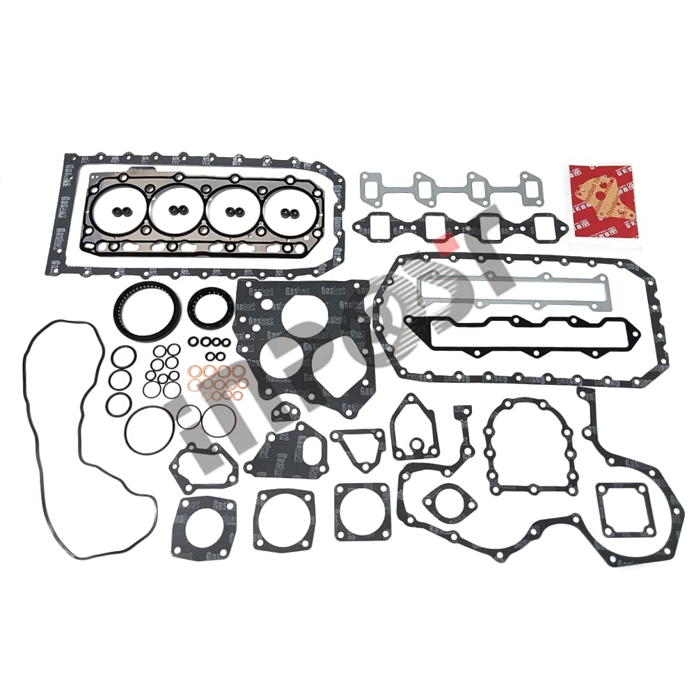 INPOST 30-264 Full Gasket Kit 37-30-264 30-0264 Compatible with Yanmar TK486 TK486E Engine