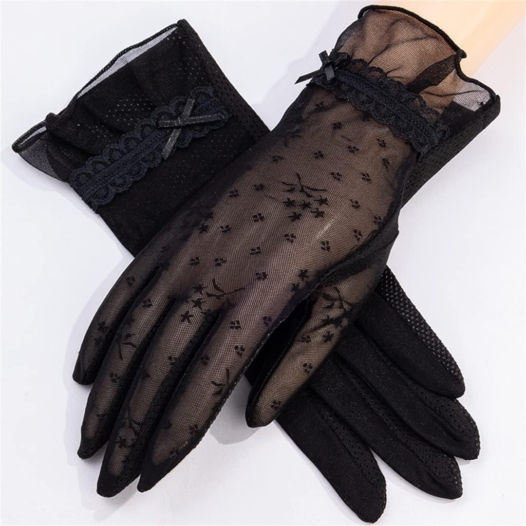 Thin Section Driving Ladies Cycling Breathable Sunshade Short Spring and Gloves