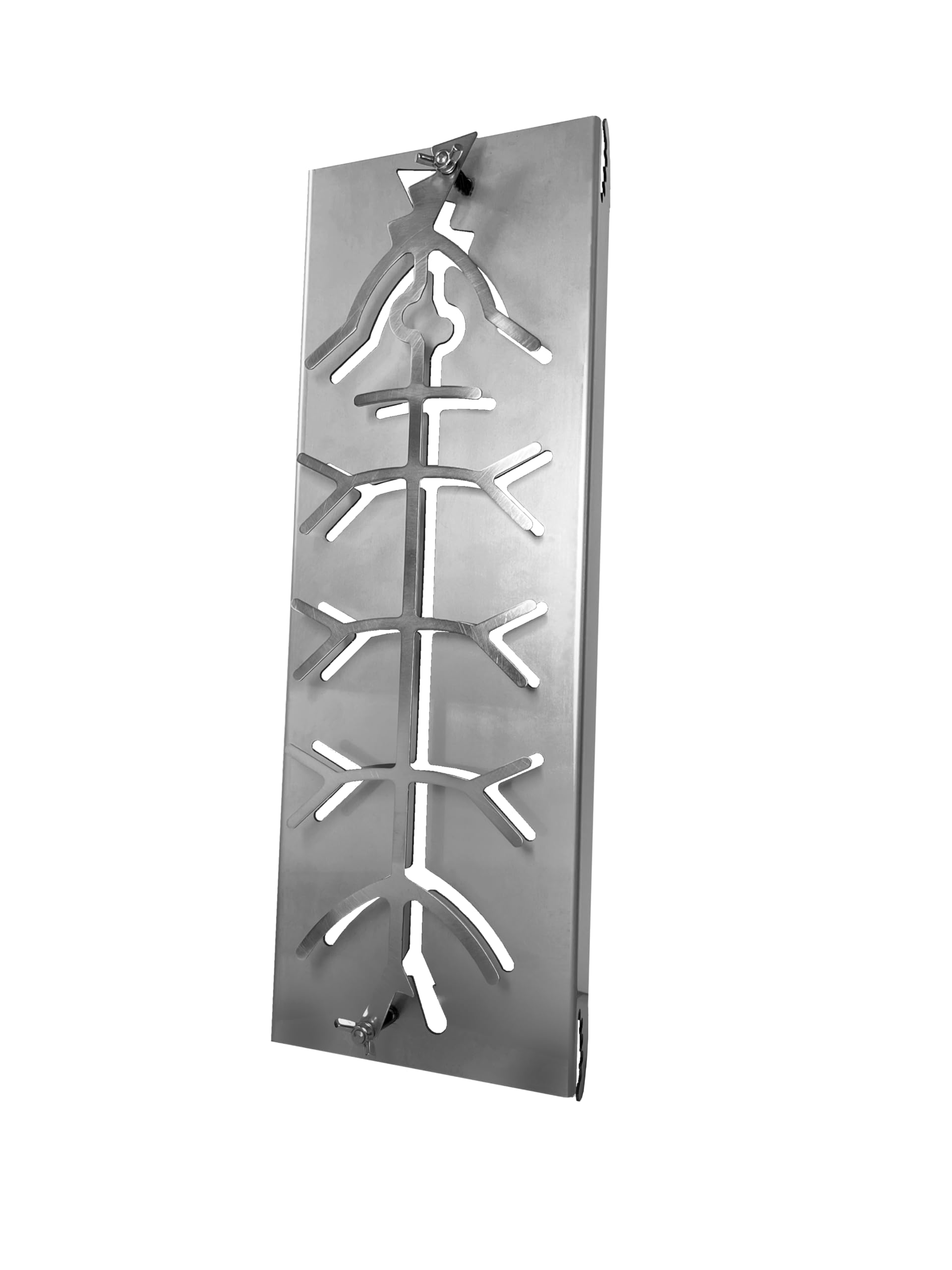 Plaisir du barbecue Planche à saumon flambé acier inoxydable Accessoires barbecue brasero Fabriqué Allemagne
