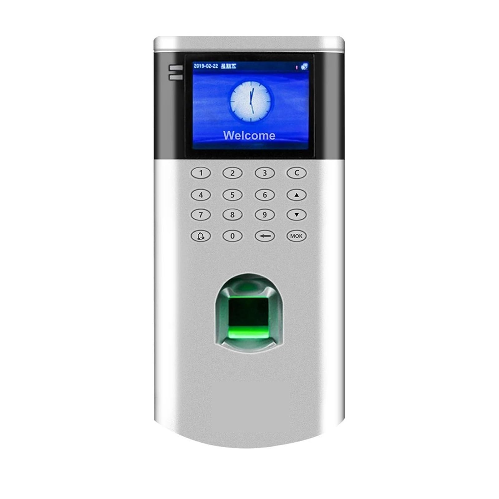 Clocking In Machine Elektrische Fingerabdruck-Zugangskontrolle Anwesenheitsmaschine für Smartcard-System TCP Ip Digicode Time Clock Recorder Of260