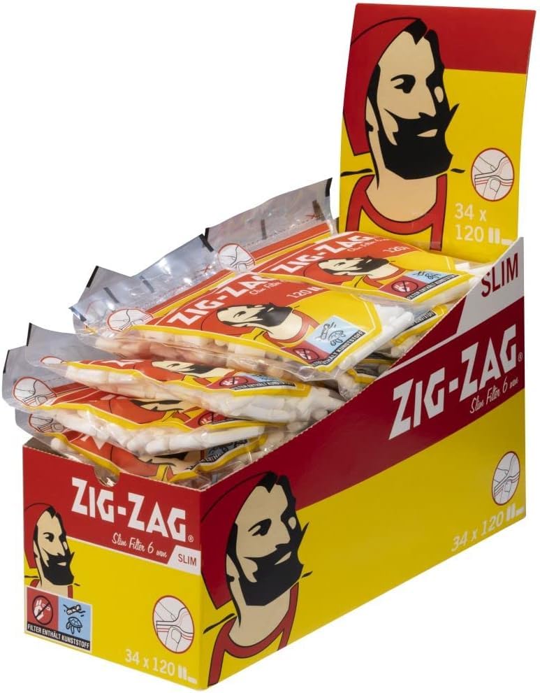 ZIG-ZAG - Filtro giratorio especial (6 mm, 34 bolsas de 120 unidades)