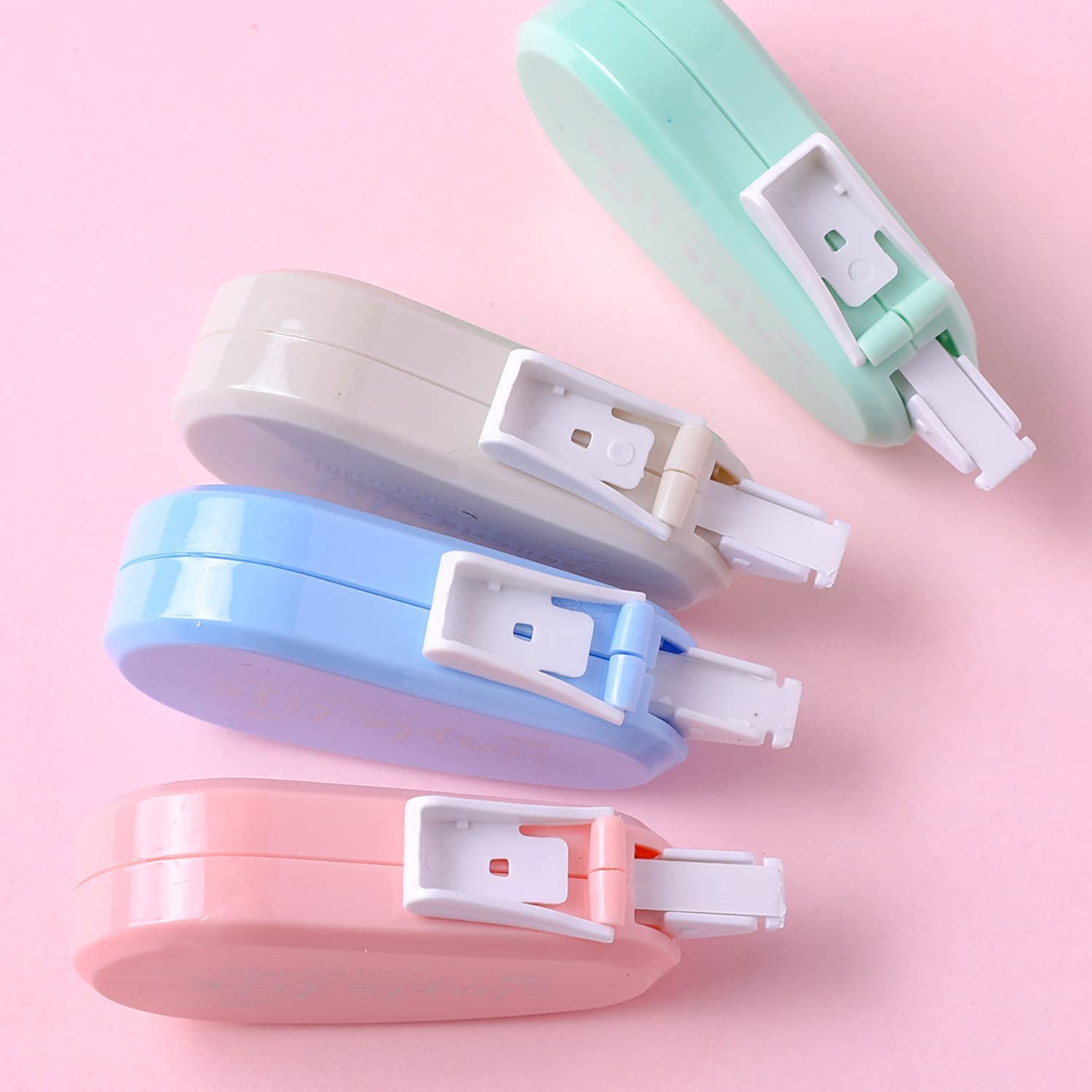 Amabro Kleine correctietapes, 6 stuks taperollen onmiddellijke correctietape mini tape set schattige correctierollen voor kantoormedewerkers thuis briefpapier benodigdheden (kleurverloop roze Amabro Kleine correctietapes, 6 stuks taperollen onmiddellijke correctietape mini tape set schattige correctierollen voor kantoormedewerkers thuis briefpapier benodigdheden (kleurverloop roze