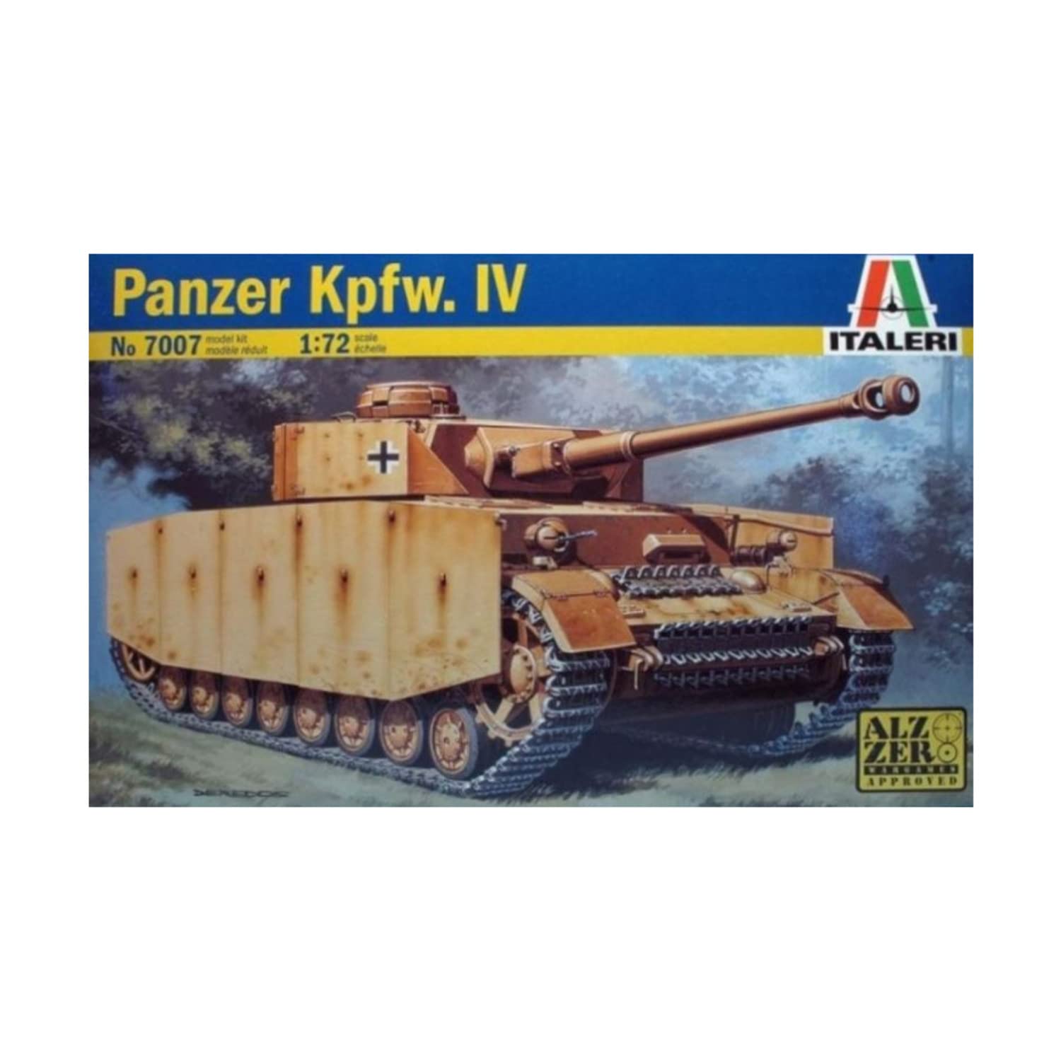 Italeri 510007007 1:72 Tank KPFW IV