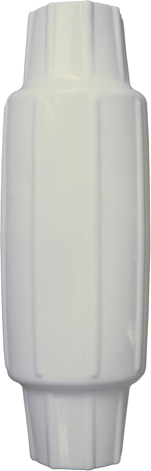 Dock Edge + Torpedo Pipe Bumper, 18", PVC- White