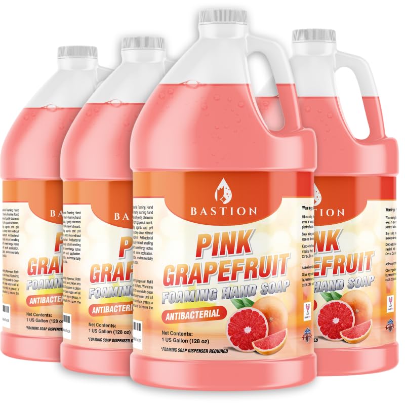 Bastion Pink Grapefruit Antibacterial Foaming Hand Soap Refill (4 gal)