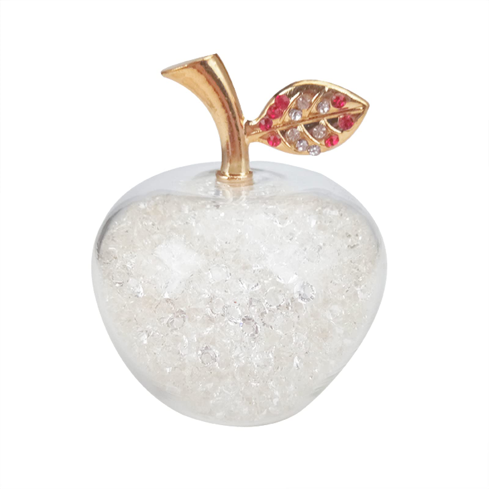 Herramienta de Masaje de Amatista Piedra Natural Facial Gua Sha Masajeador SPA Cristal de raspado, 1 Pieza Inicio Colecciones (Color : Transparent, Size : 80mm)