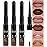 evpct 3Pcs Chocolate Nude Brown True Nude Matte Lip Liner & Liquid Lipstick Stain Makeup Set for Women, Lip Liner Stain Long Lasting Waterproof Smudge Proof, Cruelty Free Lip Makeup 24 hours originale