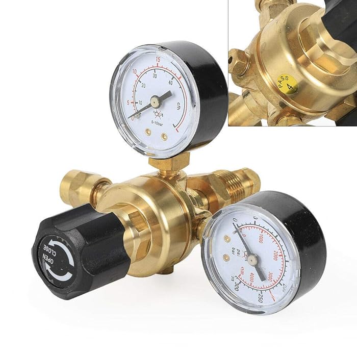 Buy New Argon/Co2 Gas Bottle Cylinder MIG TIG Pressure Regulator Pressure Reducing Valve Welder