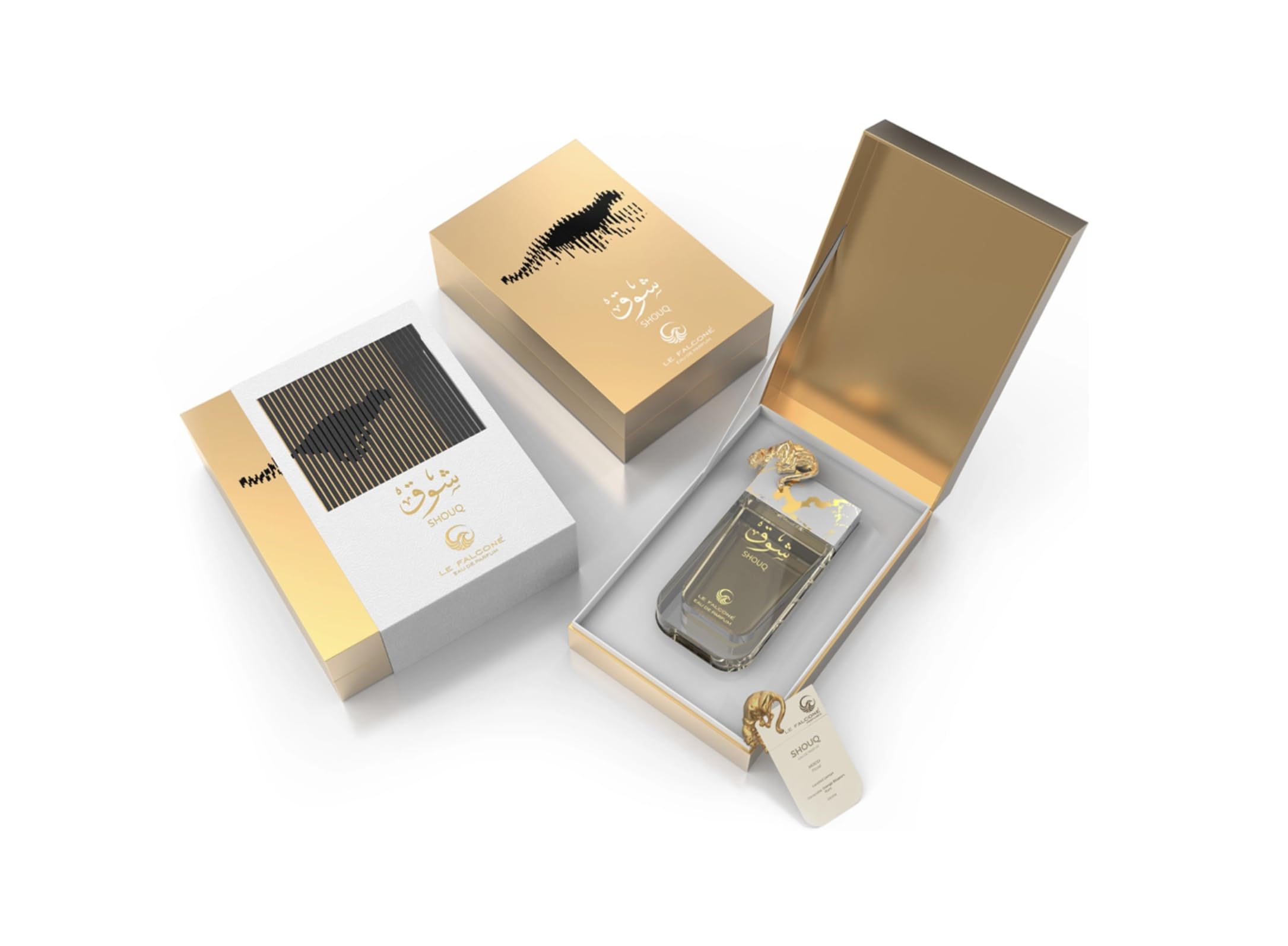 Perfume Shouq 90ML, Perfume Árabe para Mujer de Larga Duración, EDP Incluye Atomizador Recargable 5ML, Fragancia Dulce y Floral con Notas de Limón Caramelizado, Flor de Azahar y Vainilla (Shouq)
