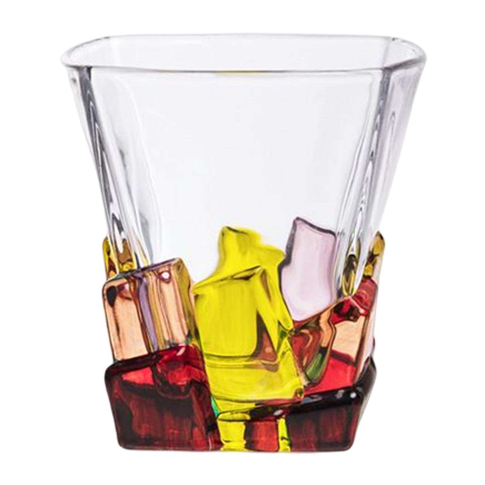 Verres à whisky colorés tumbler élégant pour soirées entre amis et club