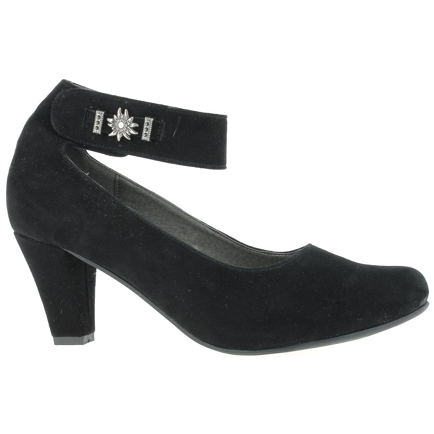 Hirschkogel Women's Court Shoes Pump, Black, 4.5 UK