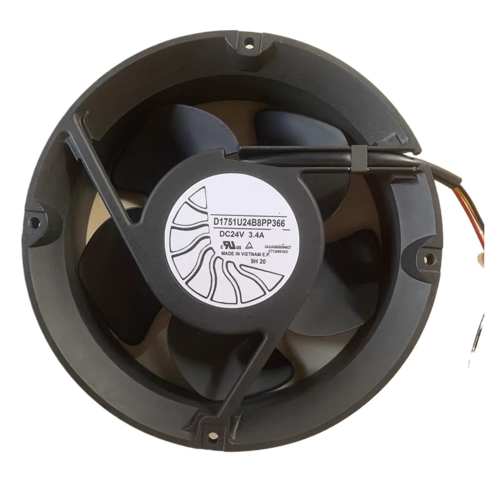 PEQYUACTE D1751U24B8PP366 24V 3.4A 17251 172 * 172 * 51mm Cooling Fan
