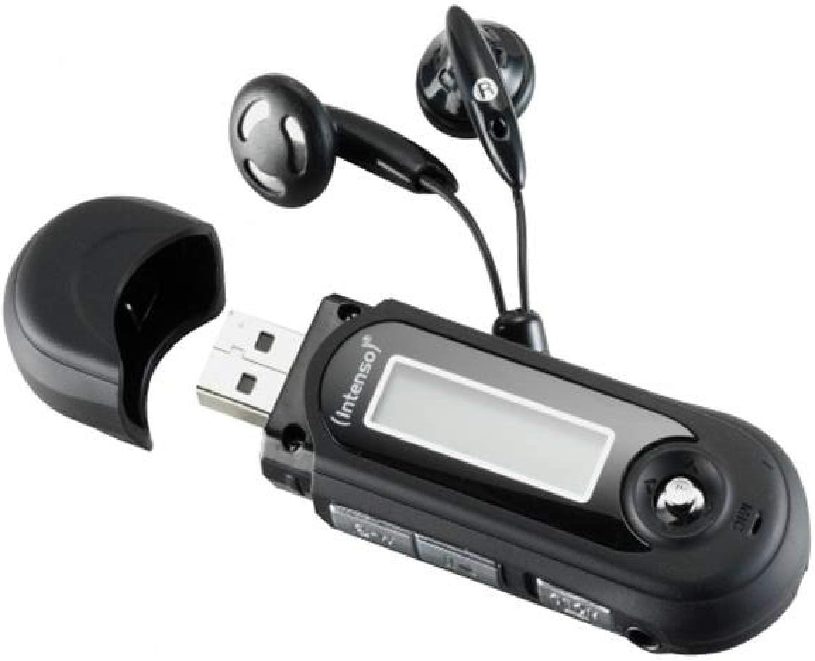 Intenso Music Walker MP3 player 8 GB (USB 2.0) black. MP3 formats/6 EQ modes/7 playback modes