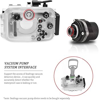 Amazon | Seafrogs Olympus TG6用防水ケース、ドームポートと