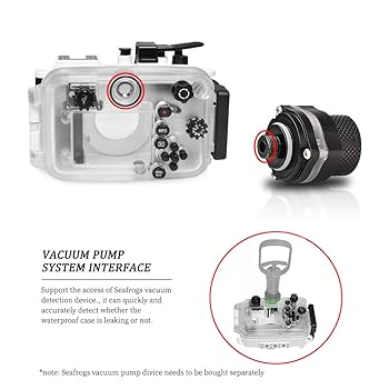 Amazon | Seafrogs Olympus TG6用防水ケース、ドームポートと