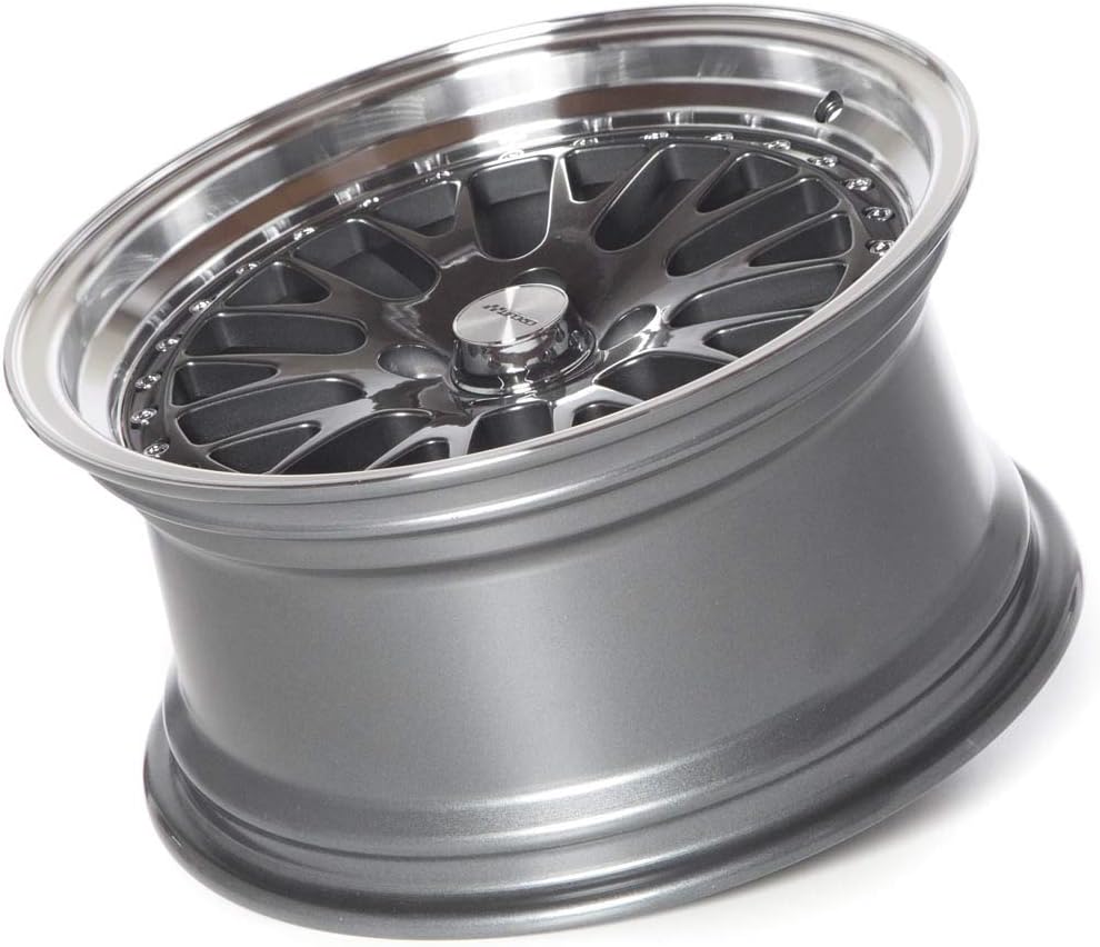Circuit Performance CP21 16x8 Gun Metal Wheel 4×100 [+25mm] compatible with Honda Civic EK EG, Acura Integra, BMW E30, Mazda Miata