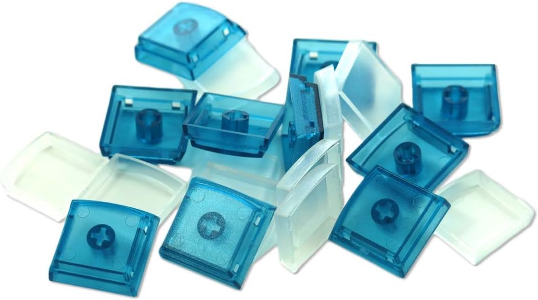 Keycap Cherry MX Compatible (1x1, Blue, 10 Pack)
