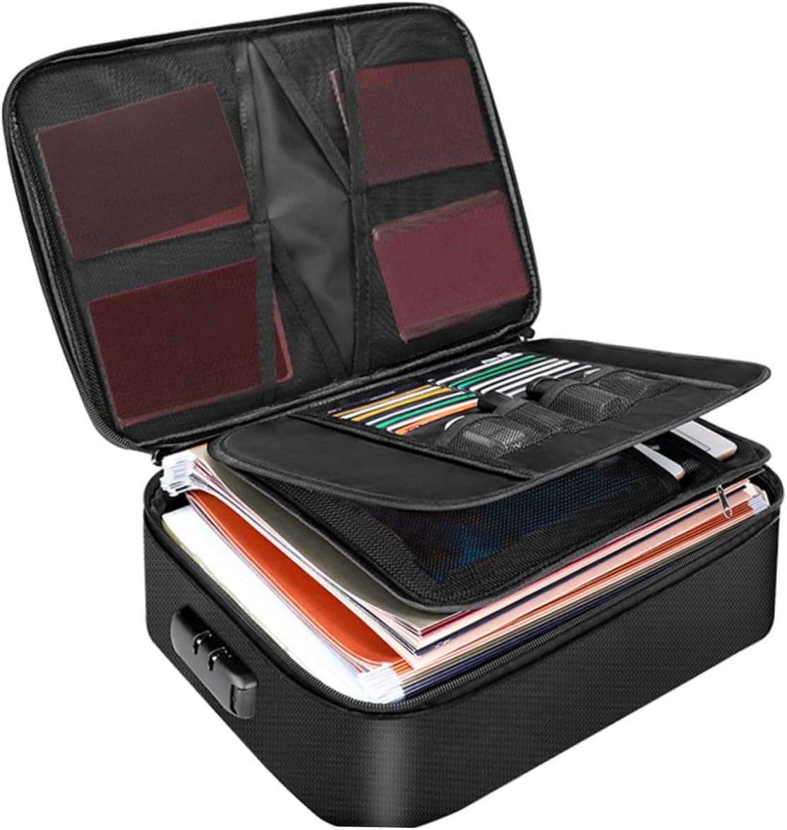 Fireproof Certificate Package Fire Bag Document Bag Fire Safe File Box