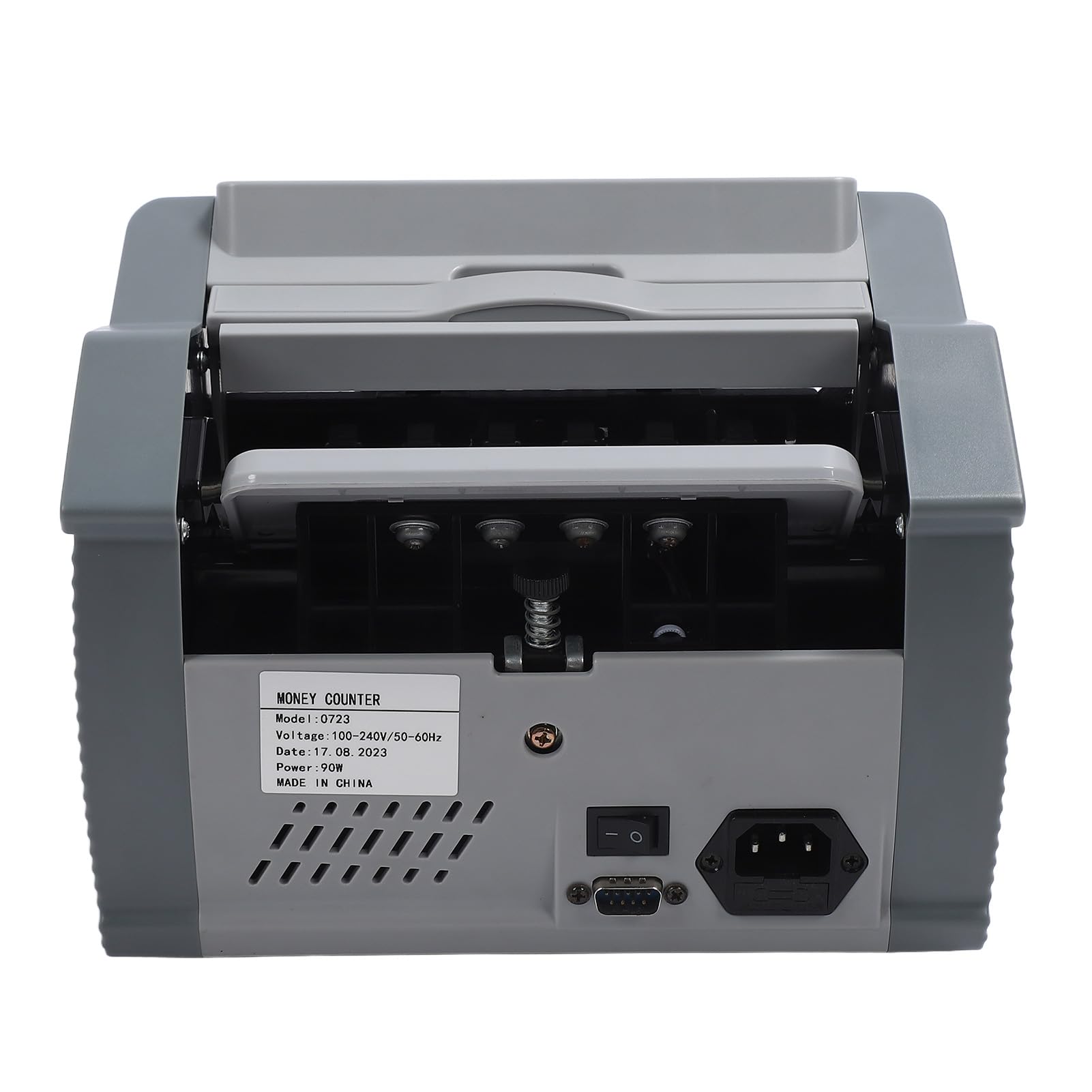 Contasoldi, Ad Alta velocità 1000 Pezzi Al Minuto con Rilevamento IR MG UG e Display LCD, per Ristorante di Negozi Bancari (Spina UE da 100 a 240 V)