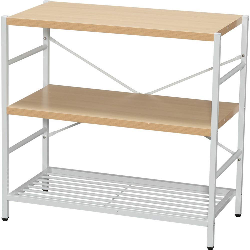 Amazon｜アイリスプラザ 本棚 ラック 収納 オープンシェルフ 3段