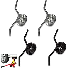 4 Pack 3 Ton Floor Jack Spring Replacement Hydraulic Car Jack Handle Tension Spring Parts for Hydraulic Trolley Service Heavy Duty Low Profile Racing Floor Jack with Wheels Keep Handles Return