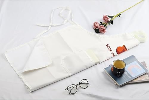 Miniatura 7 de MBMSO Delantal de cerámica Seize the Clay Pottery Artist Gift para amantes de la cerámica, delantal de cerámica con bolsillos