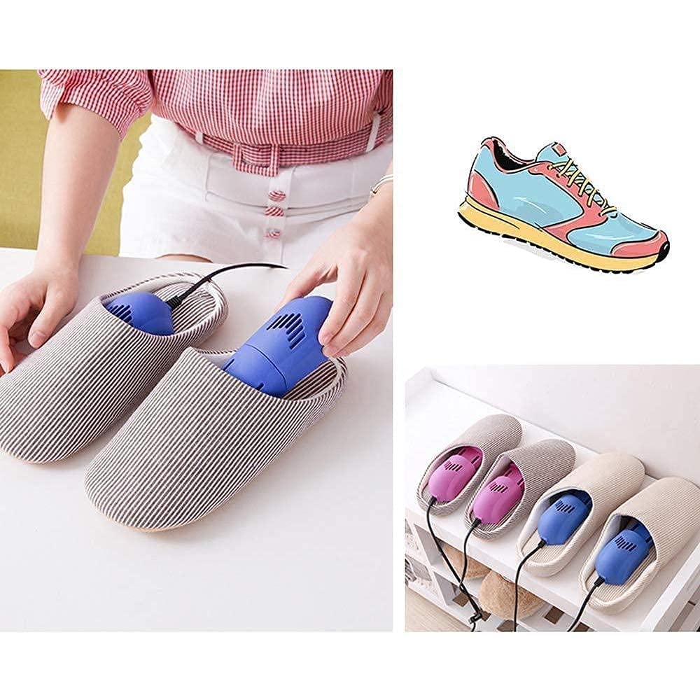 Sèche-Chaussures électrique Chauffe-Chaussures de Ski, Chaussures Chaussettes Gant désodorisant Chauffe-Pieds Portable rétractable, Séchage déodorant Empêche Les bactéries olfactiv
