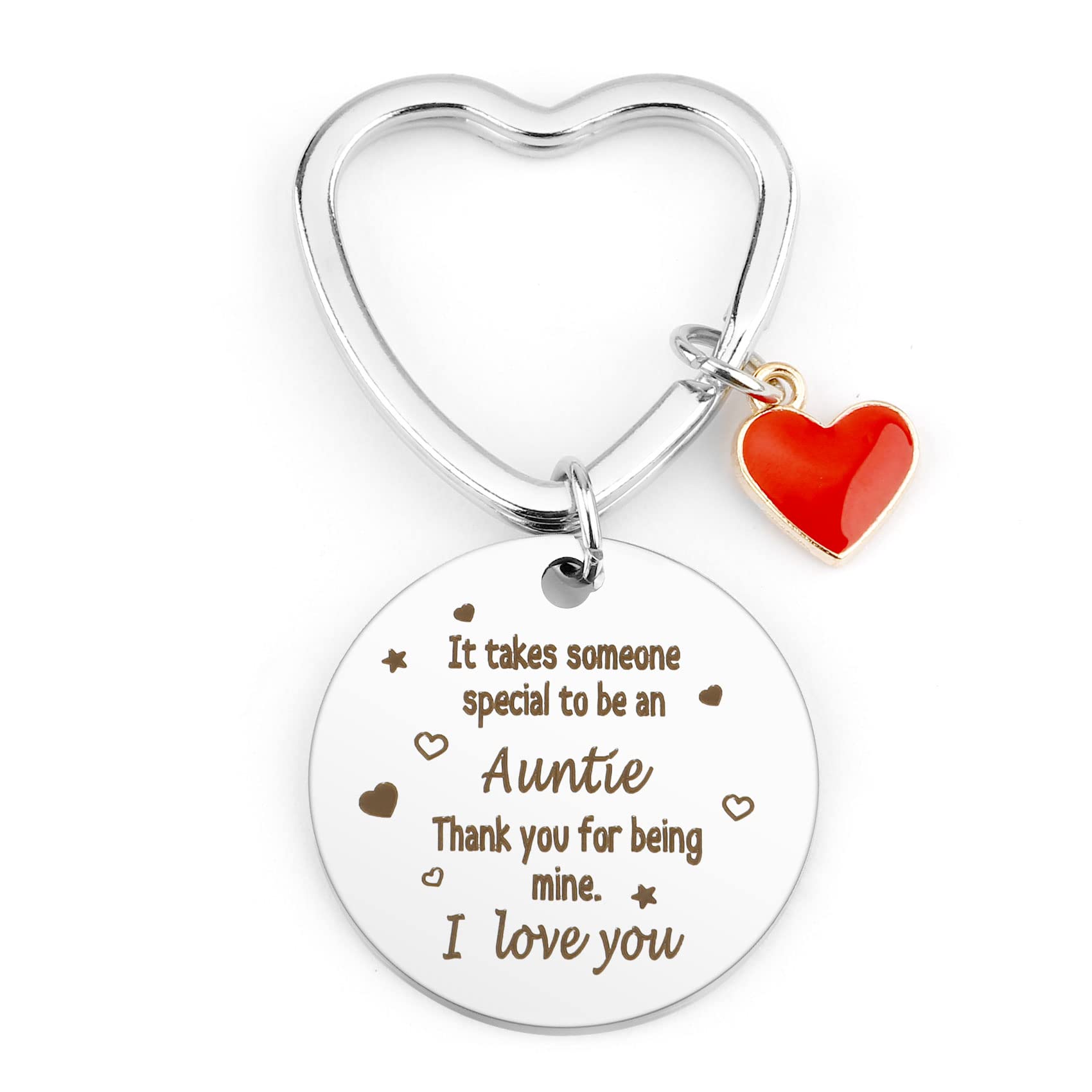Aunt Gifts from Niece Nephew, Gift for Aunt Mother Day Auntie Gifts Mother's Day Christmas Gifts, Aunt Keychain, Best Aunt Gifts Birthday Gift, Easter Valentines Day Gifts for Aunt, Thank You Gifts,