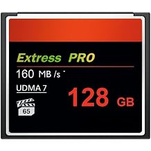 CF128GB CompactFlash Memory Card UDMA Speed Up to 160MB/s Camera Card