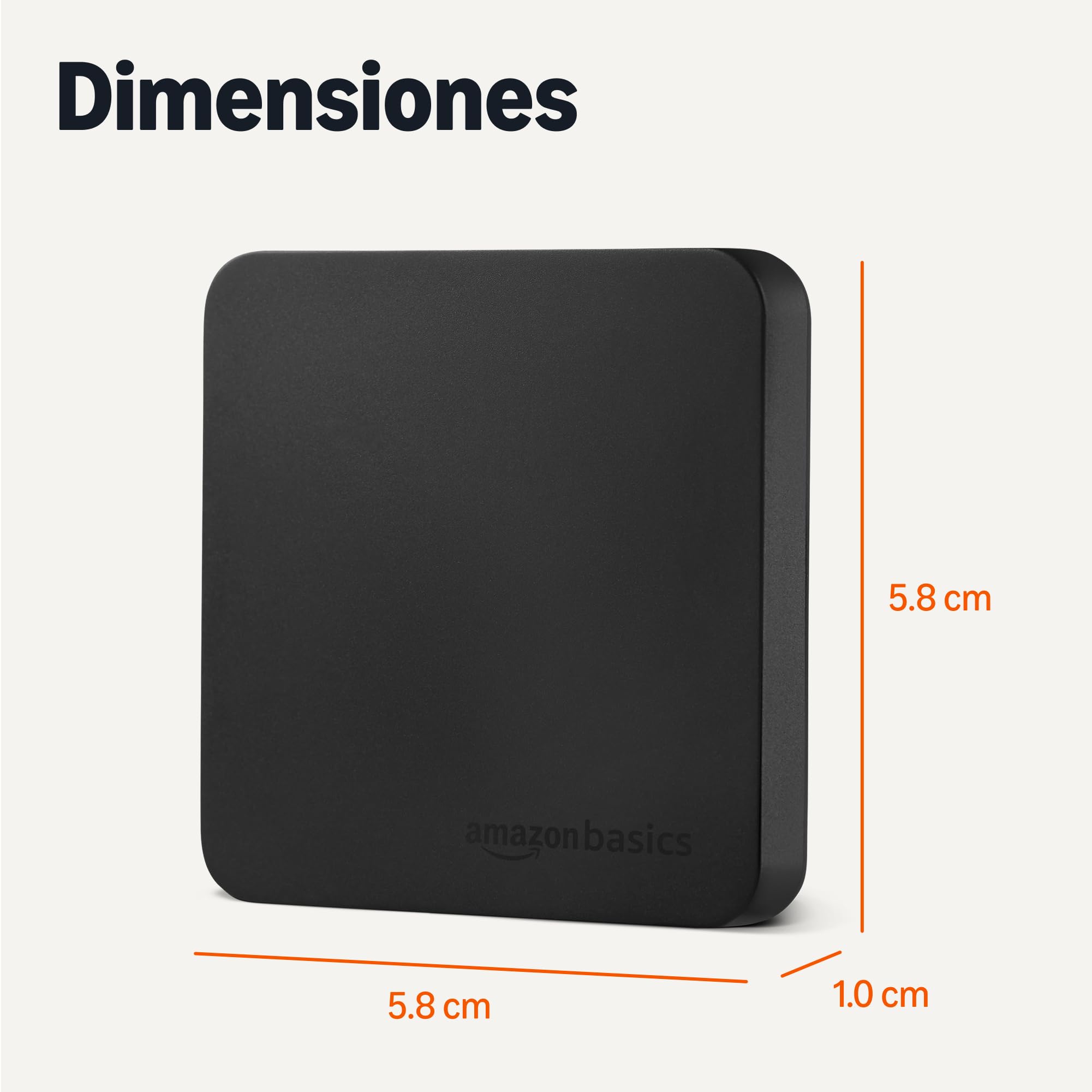 Amazon Basics Unidad de Estado Sólido Externa Portátil de 2TB Velocidades de hasta 2000MB/s USB 3.2 Gen 2 Resistencia IP65 al Agua y al Polvo Negro