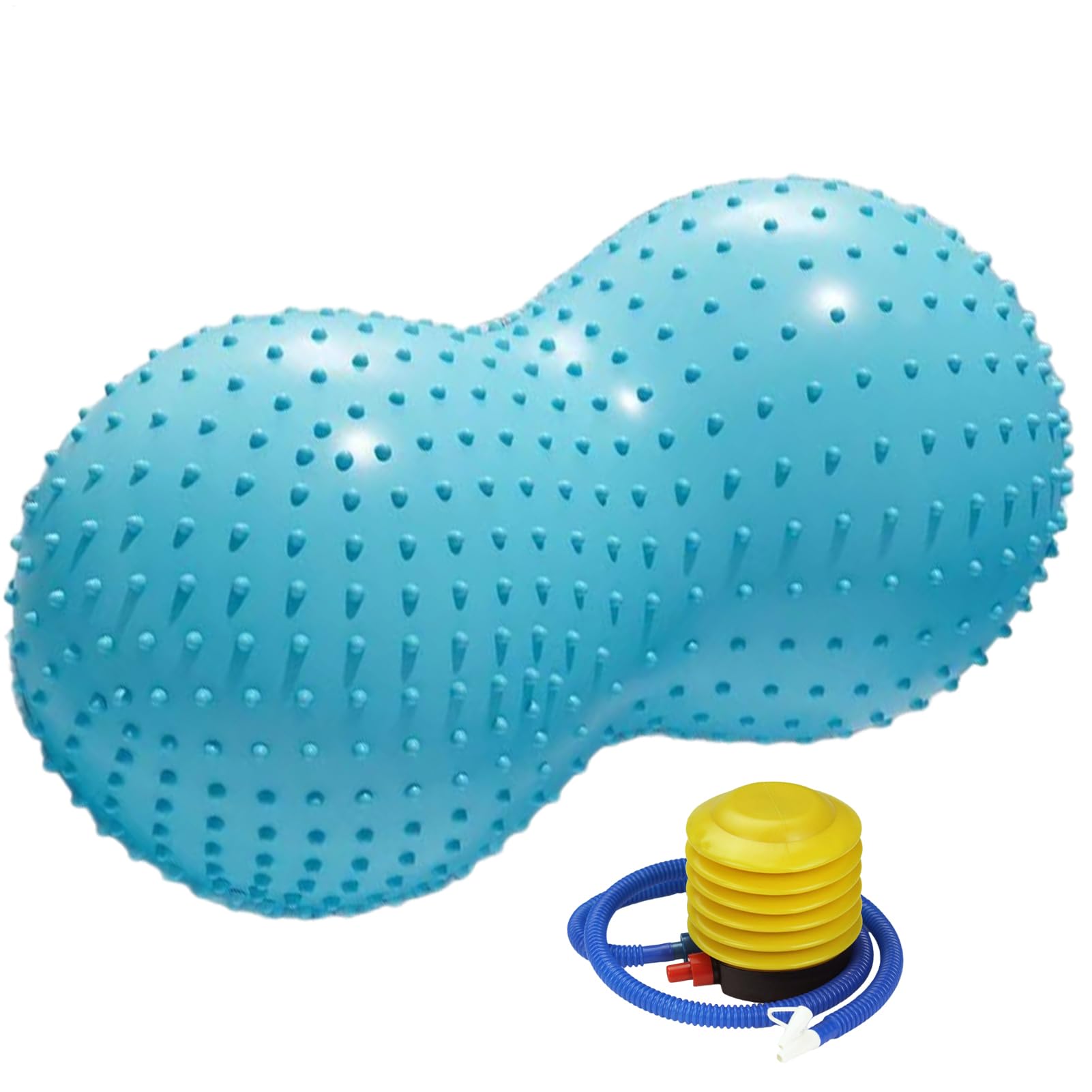 Générique Balony do ćwiczeń - narzędzie do równowagi w kształcie orzeszków ziemnych, piłka do jogi i ćwiczeń z pompką powietrza - do treningu kobiet w domu, biura, ciąża