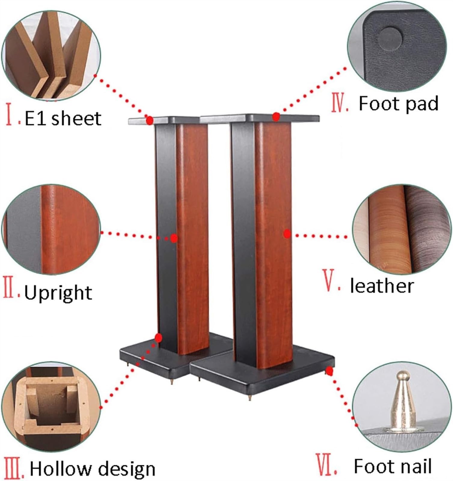 Amazon.co.jp: スピーカースタンド スピーカー台・スタンド 1ペアの