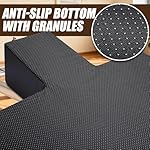 TOBWOLF Pilates Wedge, Non-Slip Workout Wedge for Pilates Reformer, Removable Wedge Mat for Prenatal Exercise & Beginners, Gentle Support Cushion for Reformer, Mat, Home & Studio Use - Image 4