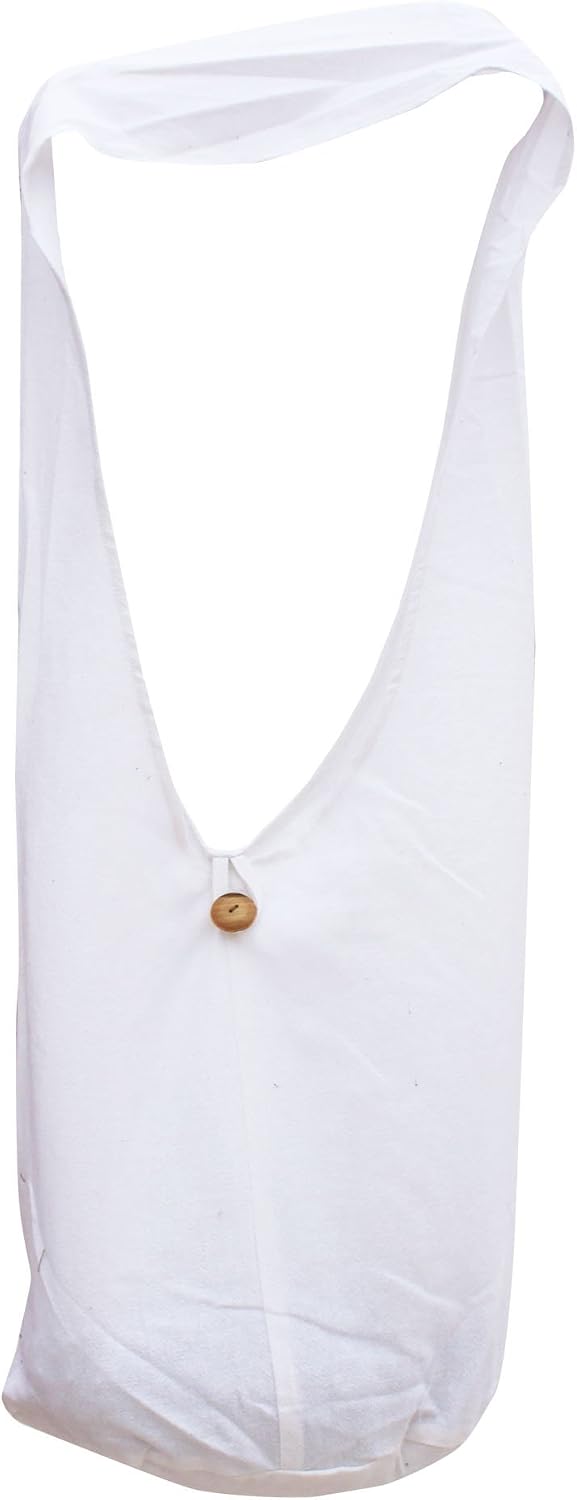 RaanPahMuang Plain Thai Cotton Yaam Monks Shoulder Bag
