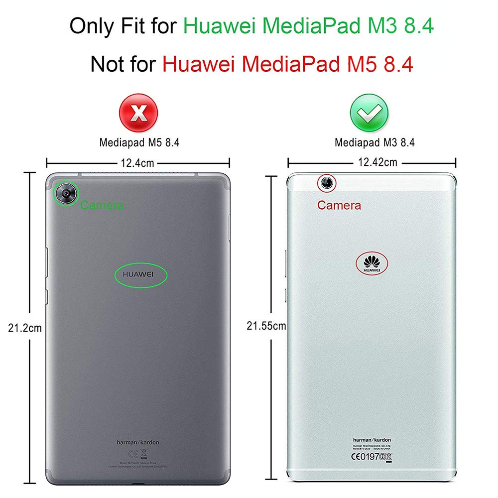 MAITTAO Huawei MediaPad M3 8.4 Case BTV-W09/BTV-DL09, Slim Leather