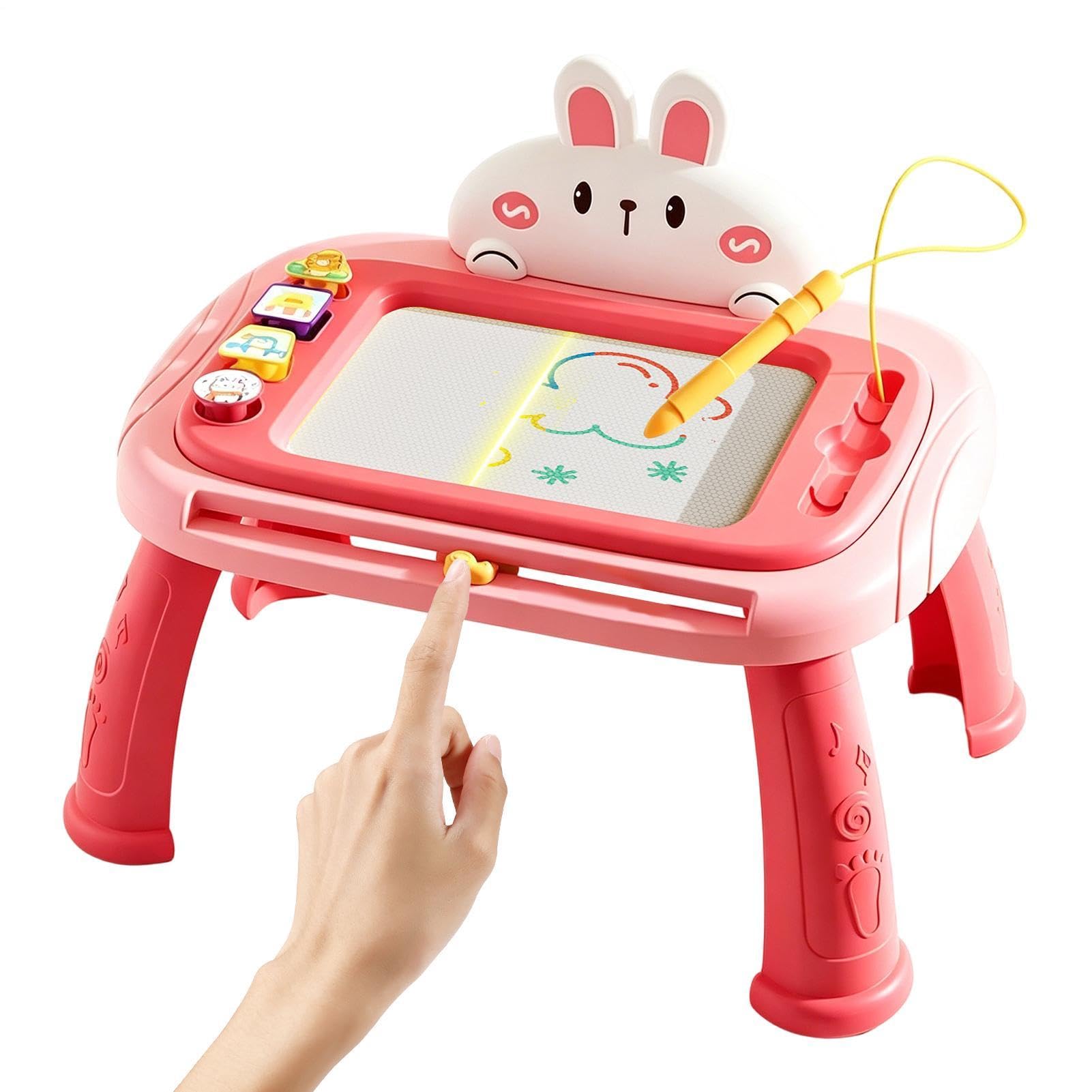 Lavagna da disegno per bambini Timbri Schermo Cancellabile Giocattoli | Tavolo da Disegno e Scrittura per Bambini per Bambini, Casa, Classe, Homeschool, Asilo, Sala Giochi, Viaggio,