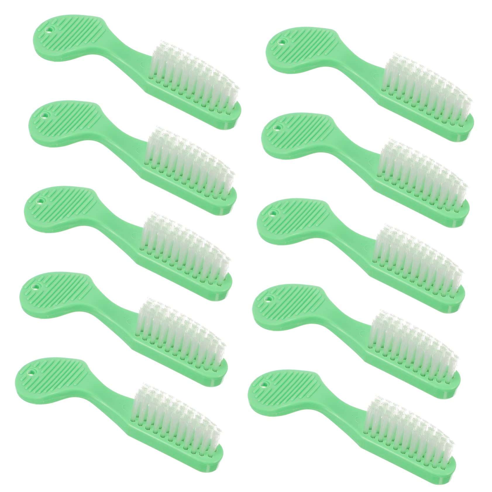 Beavorty 10Pcs Ergonomic Prison Toothbrushes with Supervision Code Portable Toothbrushes for Daily Use Durable Design for Cleaning and Oral