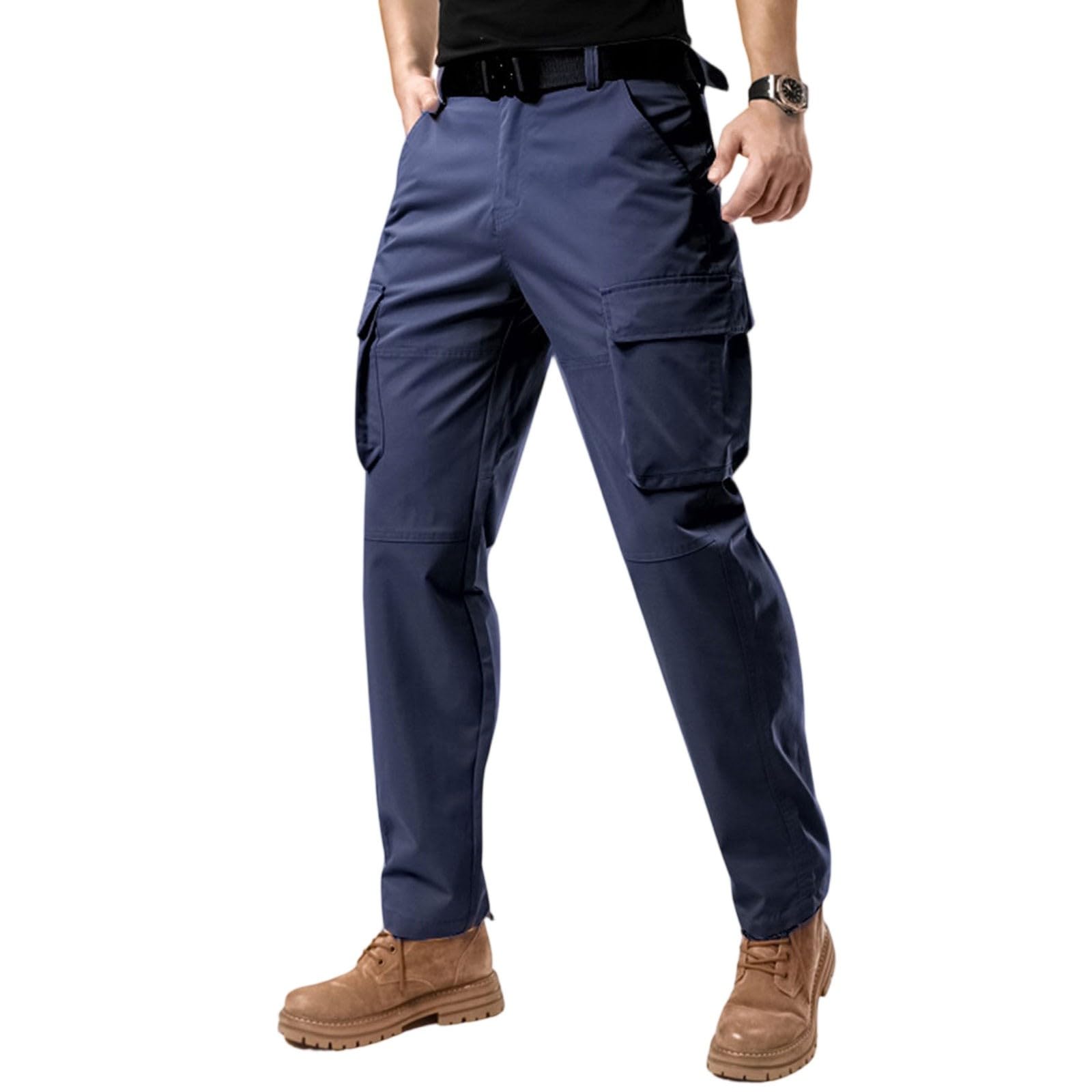 Ansenesna Wanderhose Herren Lang Wander Cargohose Herren Regular Fit