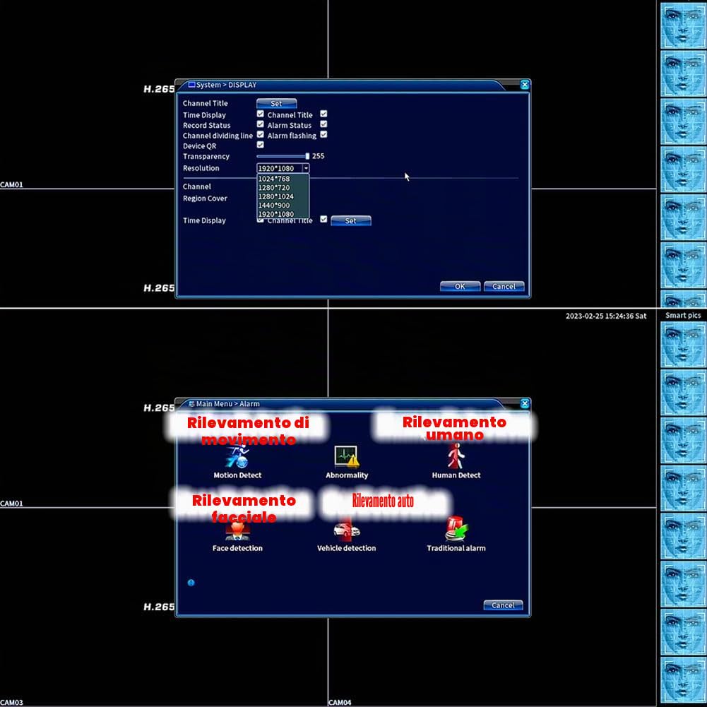 265X 4CH 1080 P IP DVR Board XMEYE NVR 4 Canali 6 IN 1 AHD TVI CVI Hybrid DVR Recorder Board per CCTV System