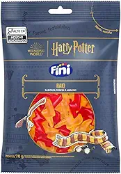 Balas de Gelatina Fini Harry Potter Raio Sabor Cereja e Abacaxi 70g