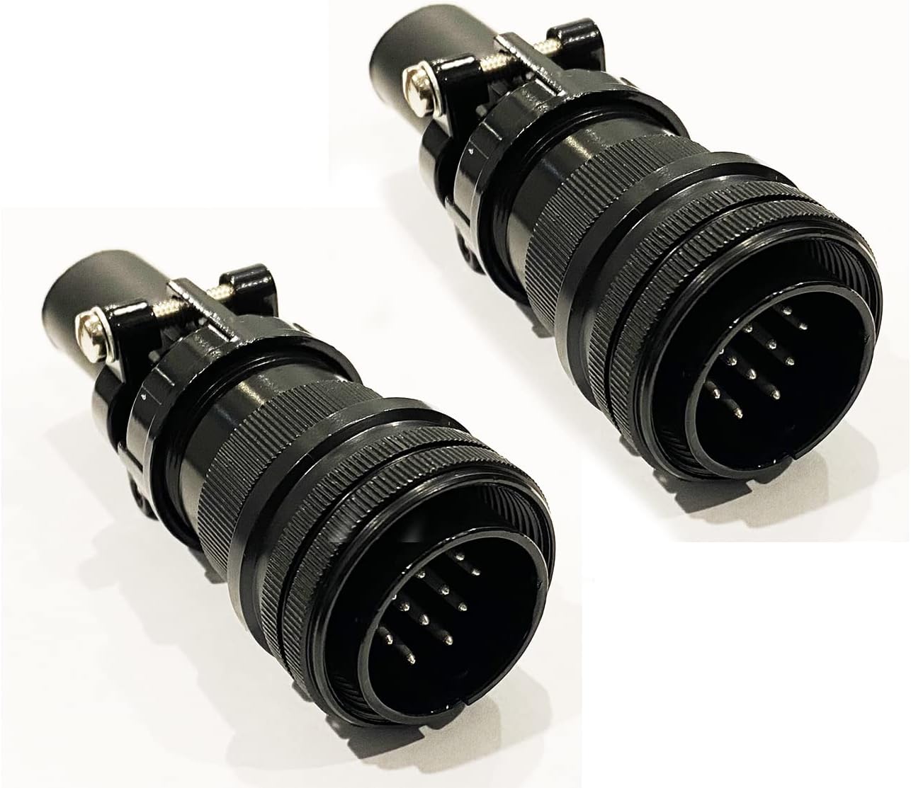 2-PK 14 Pin Metal Male Plug 136961 141162 Connector for Miller Hobart Welder